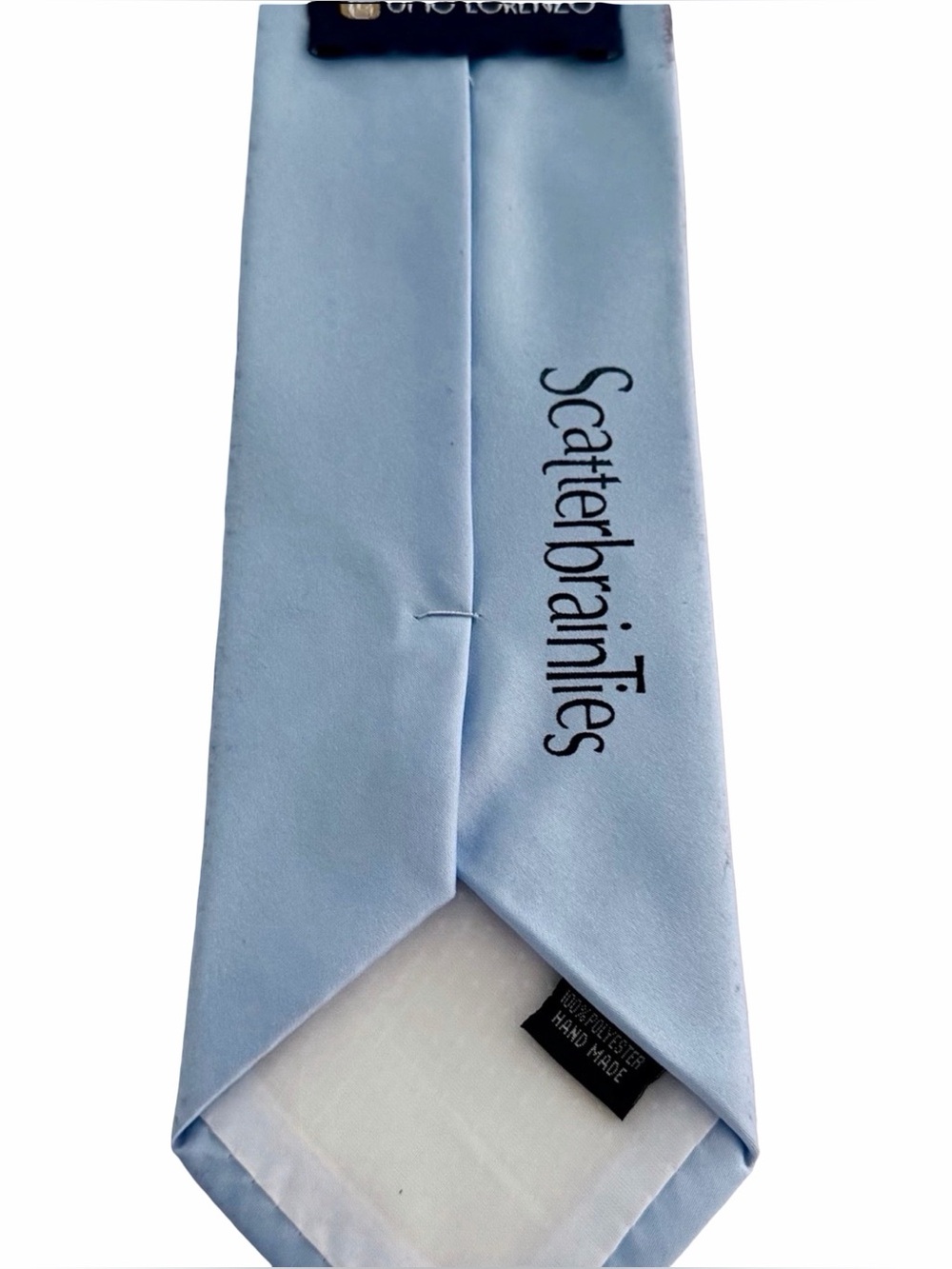 Umo Lorenzo Scatterbrain Tie Deer Turtle Forest Novelty Necktie Blue - Picture 3 of 5